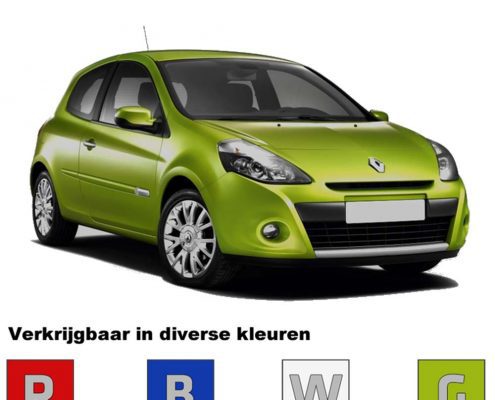 3D auto met knoppen