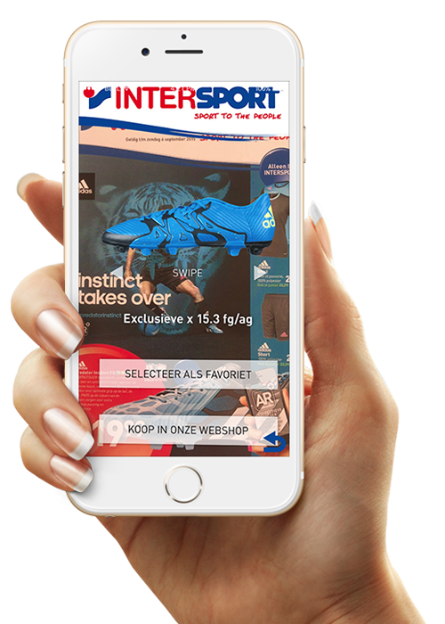 Intersport scanschermkopie Maatwerk Intersport app