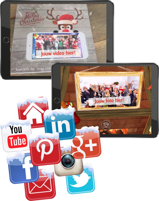 Interactieve kerstkaarten