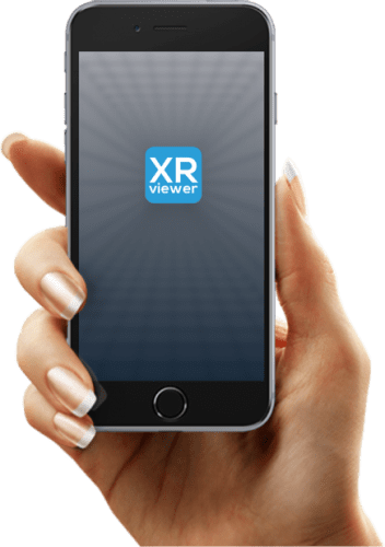 hand_iphone7_appstart XR Viewer