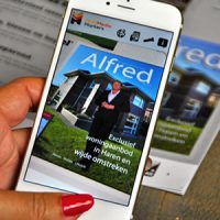 Augmented video met green screen effect