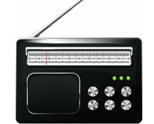 Radio met voice-over